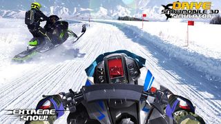 Drive Snowmobile 3D Simulator - Screenshot 1