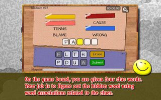 Four Word Association - Puzzle - Screenshot 1