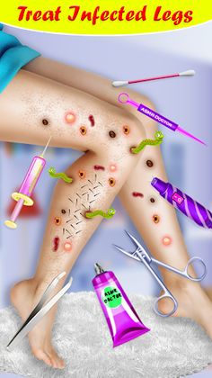 ASMR Doctor: Legs Wax Salon - Screenshot 2