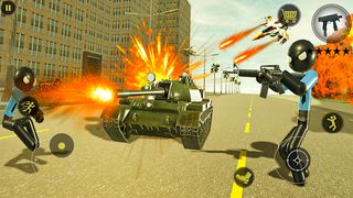 Police Stickman Rope Hero - Screenshot 2