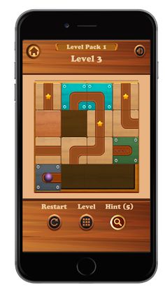Maze Ball Puzzle game - strate - Screenshot 2