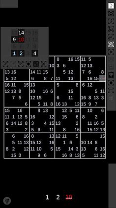 Sudoku 16 (AKA 16 x 16) - Screenshot 2