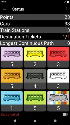 Ticket to Ride Assistant - Screenshot 1