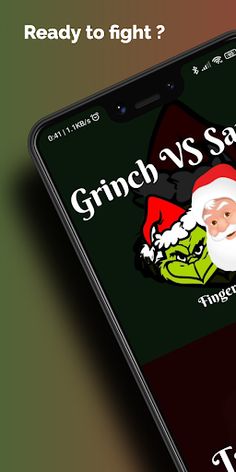 Finger Fight Grinch and Santa - Screenshot 1