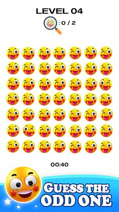 Odd 1 Out Emoji Puzzle Game - Screenshot 2