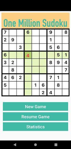 One Million Sudoku - Screenshot 2