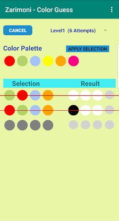 Zarimoni - Color Guess - Screenshot 2