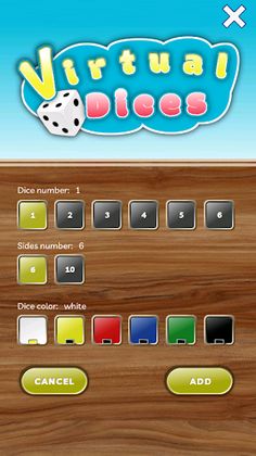 Virtual Dices 3D - Screenshot 3