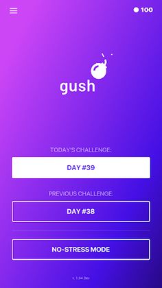 Gush: Daily Challenges - Screenshot 1