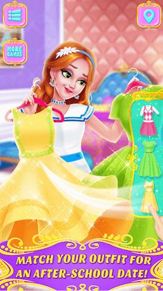 High School Princess Date Spa - Screenshot 4