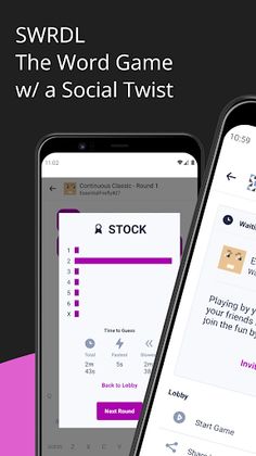 SWRDL, the Social Word Game - Screenshot 1