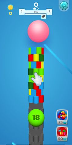 Destroy Tower - Hit Colors - Screenshot 2