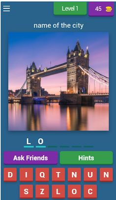 Guess the city quiz - Screenshot 1