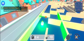 3D Maze game - Go For It - Screenshot 1