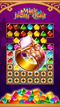 Magic Jewel Quest: Match 3 - Screenshot 2