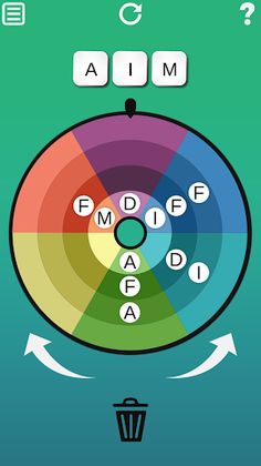 Words Wheel - Spin wheel to co - Screenshot 1