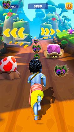 Krishna: Subway Little Boy Run - Screenshot 1