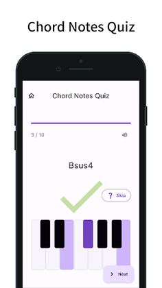Chord Quiz: Learn Piano Chord - Screenshot 2