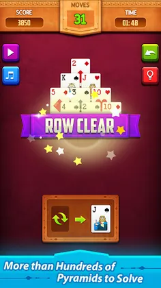 Pyramid Solitaire - Screenshot 3