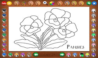 Coloring Book 4: Plants - Screenshot 3