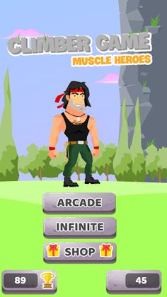 Hill Climber Muscle Heroes - Screenshot 1