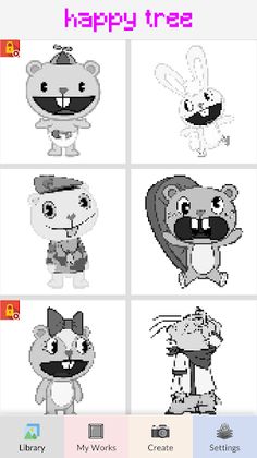 Happy Tree Pixel Art - Screenshot 1