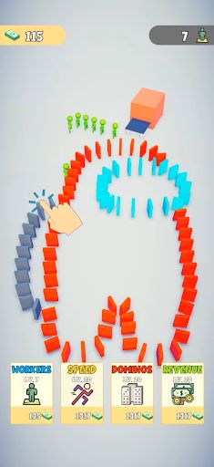 Idle Domino - Screenshot 2