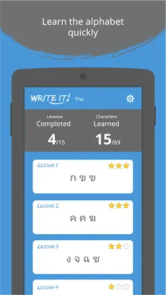 Write It! Thai - Screenshot 2
