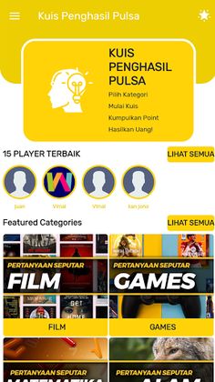 Mega Kuis game Penghasil Pulsa - Screenshot 3