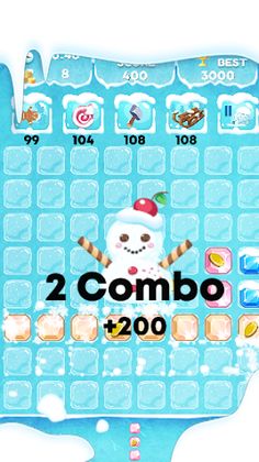 BLOCK PUZZLE DOWN : FROZEN WOR - Screenshot 4