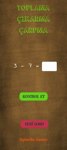Basit Toplama-Çıkarma-Çarpma - Screenshot 2
