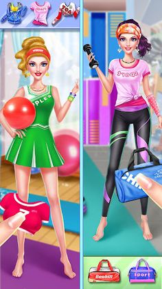 Sports Girl Makeup - Keep Fit - Screenshot 3