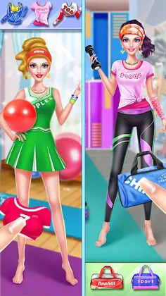 Sports Girl Makeup - Keep Fit - Screenshot 3