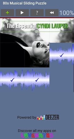 80s Musical Sliding Puzzle - Screenshot 2