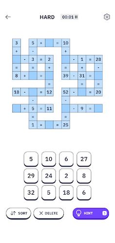 Playmath: Numbers logic puzzle - Screenshot 4