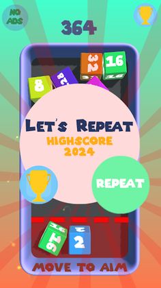 Number Cube 2048 3D - Screenshot 2