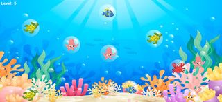 Bubble Sea Fish Kids Game - Screenshot 3