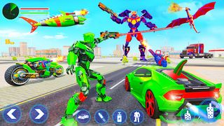 Shark Robot Car Transform Game - Screenshot 3