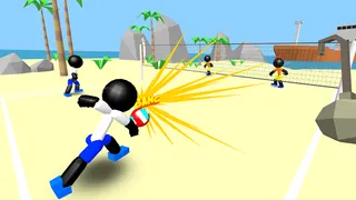 Stickman Beach Volleyball - Screenshot 2