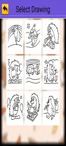 Hedgehog Coloring - Screenshot 3