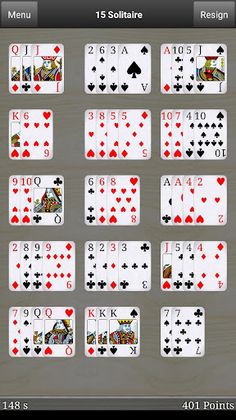 15 Solitaire - Screenshot 4