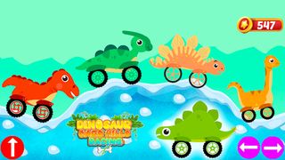 Dino Cars Hills Racing Games - Screenshot 1