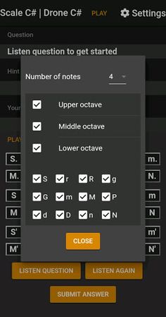 Game of notes - EarTrainerForM - Screenshot 4