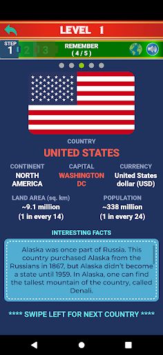 Flag Capital Map: All-In-One - Screenshot 1