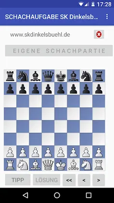 Schachaufgabe SK Dinkelsbühl - Screenshot 1