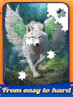 Wolf Puzzles Jigsaw - Screenshot 4