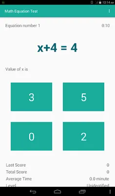 Math Equation Test - Screenshot 4