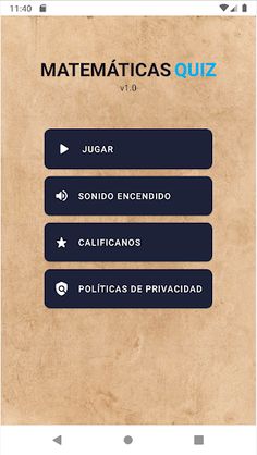 Matemáticas Quiz - Screenshot 1