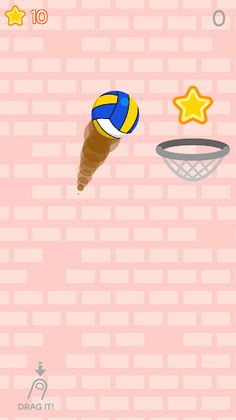 Basketball swipe - Screenshot 1