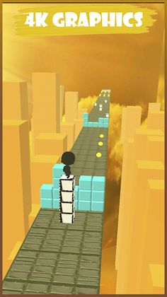 Endless Cube Stack Surfer 3D - Screenshot 1